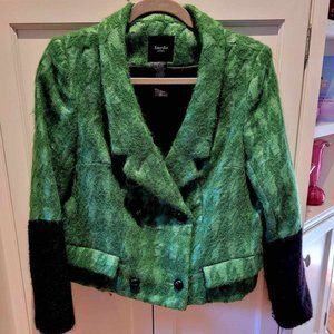 Smythe Green houndstooth Cardigan Jacket